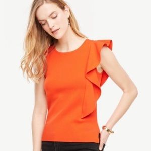 Ann Taylor Ruffle Sweater
